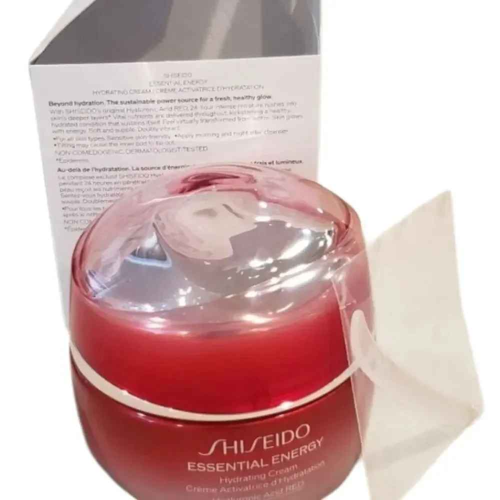 Shiseido Essential Energy Hydrating Cream - Vibrant Pink